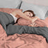 The White Moss Rosalie Reversible Pinch Pleat comforter with 2 pillow covers